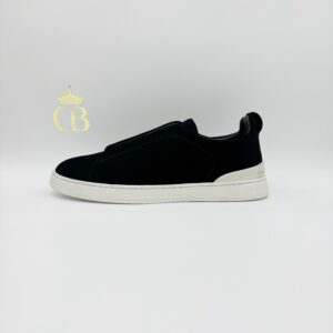 | Triple Stich Black Suede