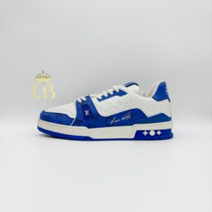 | Trainer Blue|White Monogram Signature