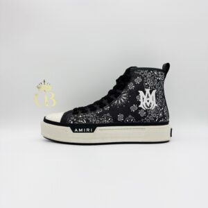 | black Bandana Court high-top