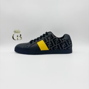| Black Monogram suede whit yellow stripe