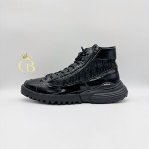 Botin Combat Black high-top