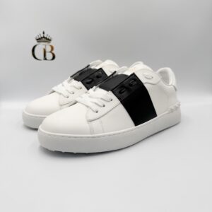 Valentino Open Clasico blaco con franja