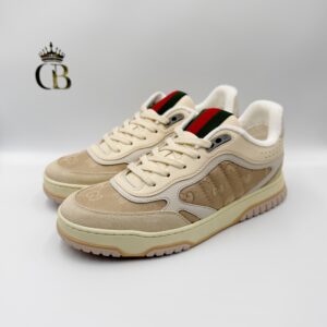 Gucci Re-Web Beige Marrón oscuro