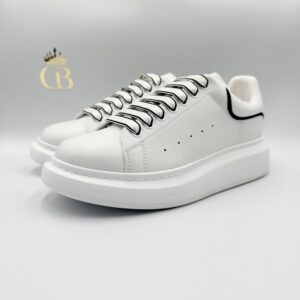 Alexander Mcqueen de piel Blanco con tela