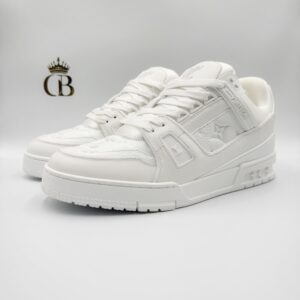 LV Trainer Blanco piel Monogram