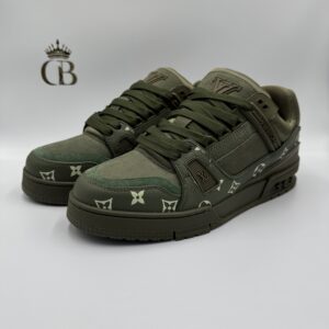 LV Trainer Verde Militar Monogram