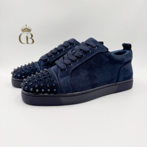 Louboutin de gamuza Azúl