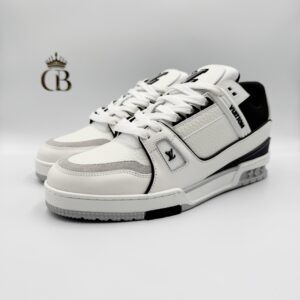 LV Trainer blanco talon negro