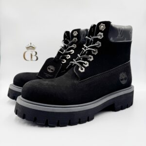 Bota LV-Timberland Negra gamuza