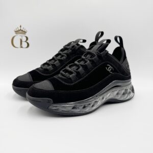 Chanel de gamuza negro para dama