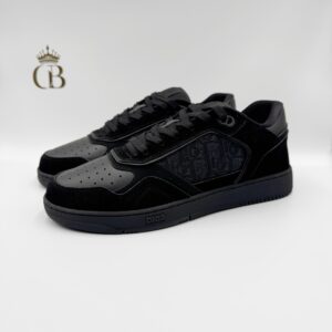 Dior de piel con gamuza negro y lona gris