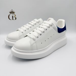 Alexander Mcqueen de piel con gamuza Azul