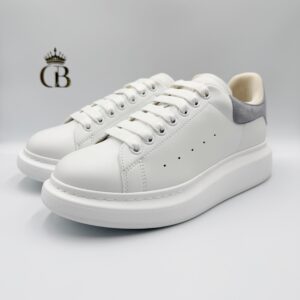 Alexander Mcqueen de piel con gamuza gris