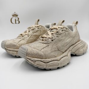 Balenciaga beige de cristales