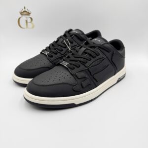 Amiri Skel Negro suela Blanca de Piel