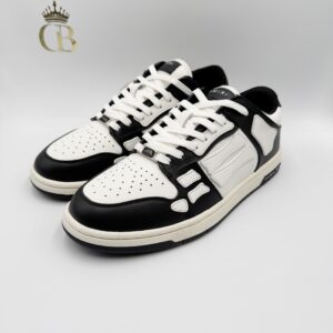 Amiri Skel Negro/Blanco de Piel