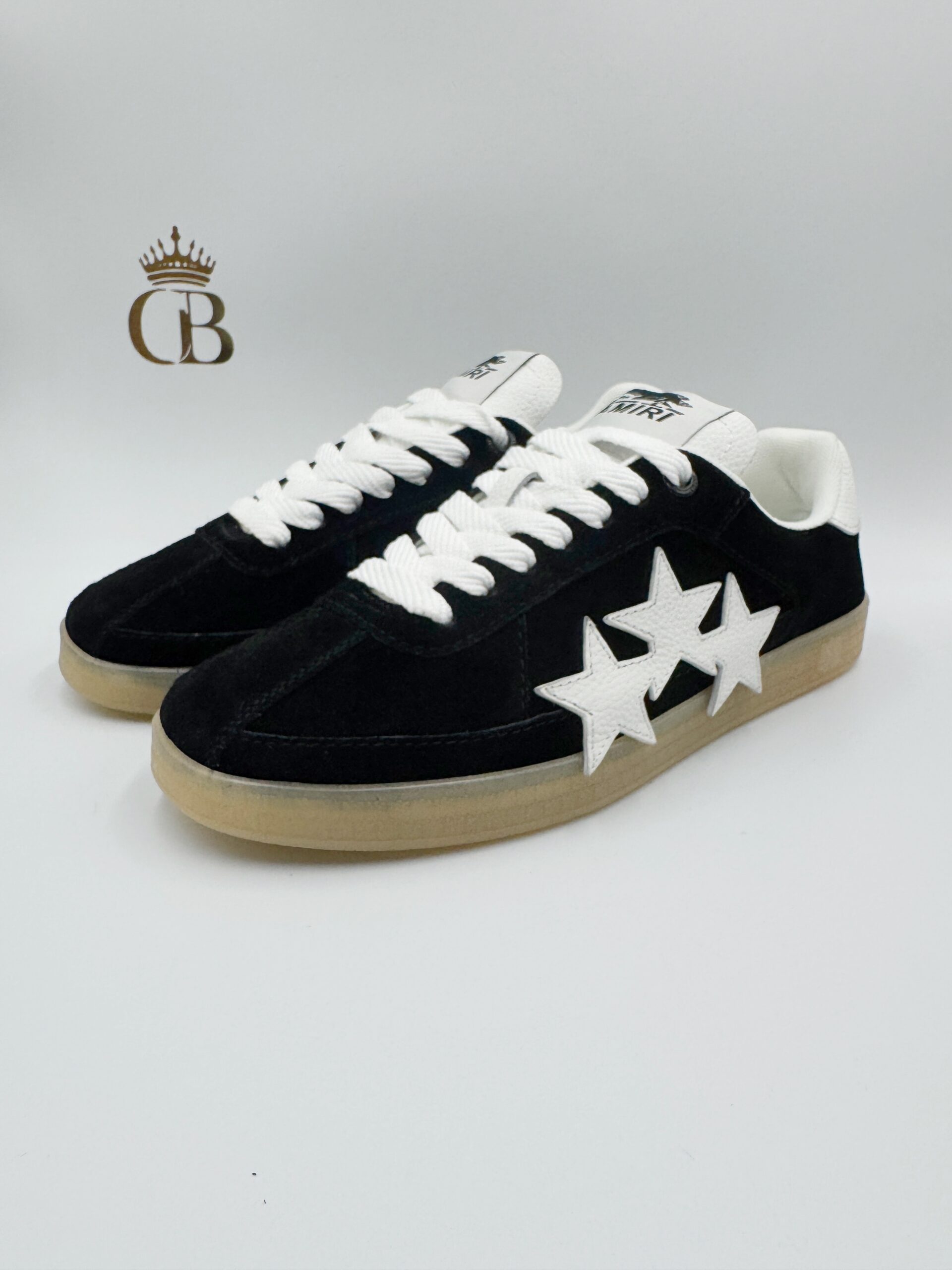 Amiri Pacific Negro  Gamuza de estrellas