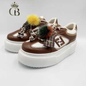 Tenis Match Cafe y Beige