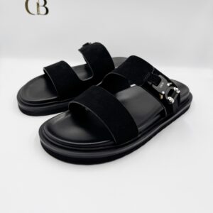 Sandalias Negras de gamuza Di`r