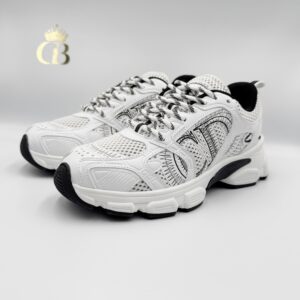 Tenis Chronos Blanco de piel y tela