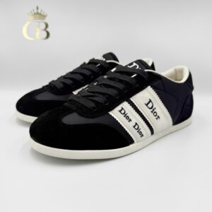 Tenis Ribbon Negros de Gamuza