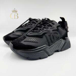 Tenis Daymaster Negros de piel