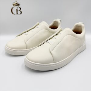 Tenis Zegna de piel Beige