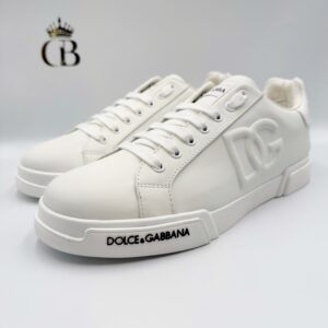 Tenis Portofino blanco de piel de Logo