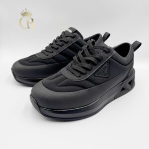 Tenis Prada negros de tela