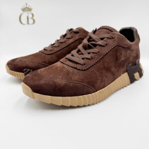 Tenis deportivo de Gamuza cafe