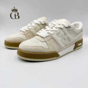 Tenis Match de gamuza beige