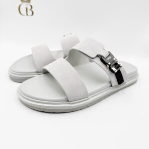 Sandalias de gamuza gris Di`r