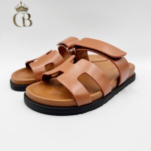 Sandalias de piel Camel