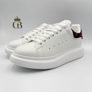 Tenis Blancos de plataforma talon escolar