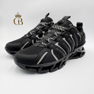 Tenis deportivos Phillip P negros con gris