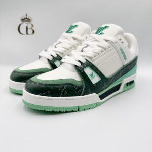 Tenis Trainer Verde fe Piel con gamuza