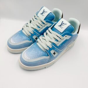 Tenis Trainer Azul difuminado monogram