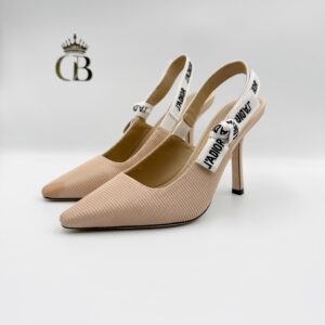 Zapatillas de resorte color salmon