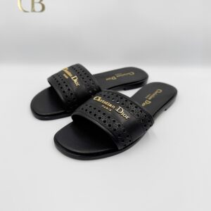Sandalias de piel negras D-Lane