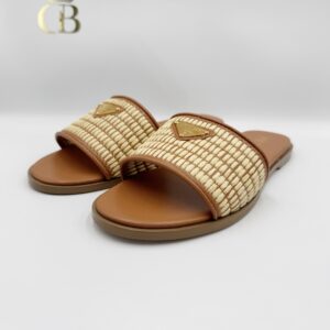 Sandalias de yute Prada