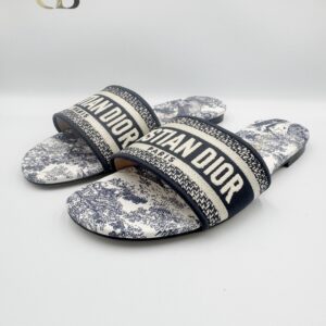 Sandalias Dway de flores Azules de tela
