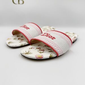 Sandalias Dway de tela rosas