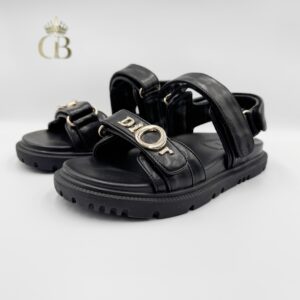Sandalias de Piel Negras 0